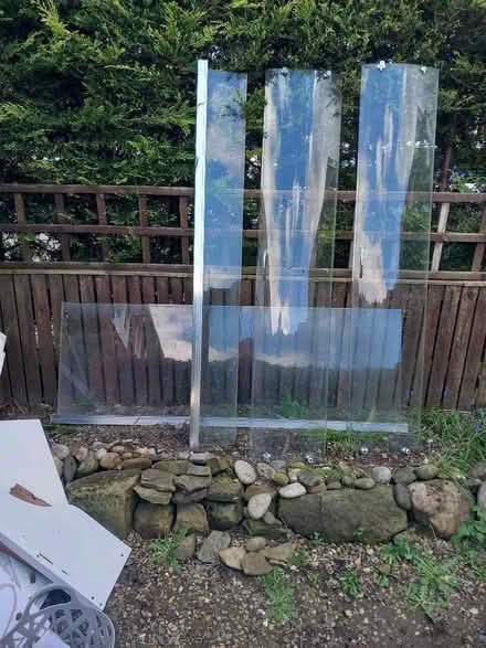 Photo of free Glass Panels From An Old Shower Enclosure (Waldridge Park DH2) #1