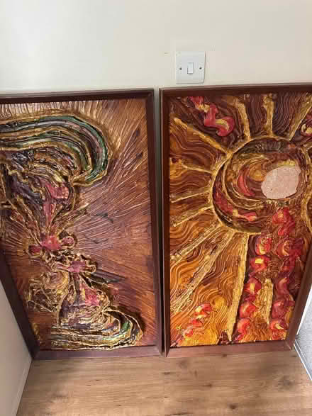 Photo of free 3 Retro Paintings With Some Damage (Bounds Green N11) #2