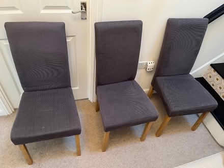 Photo of free Plain Grey Dining Chair (Kingsway GL2) #1