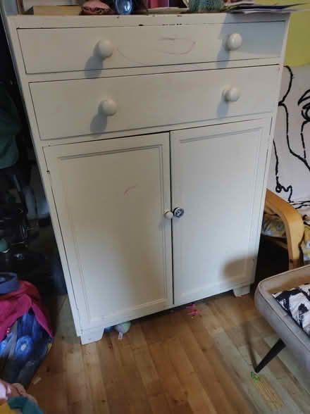 Photo of free Wooden painted unit (Moorlands LA1) #1