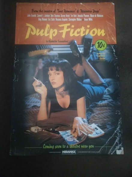 Photo of free Pulp Fiction Move Poster (NG10 Fields Farm Estate) #1