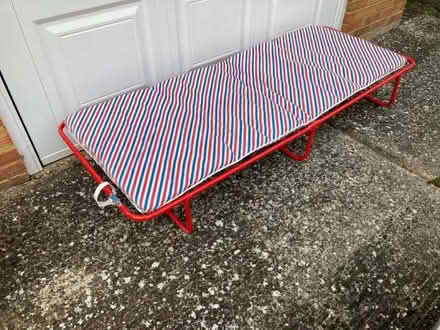 Photo of free Child's camp bed (West Hitchin SG5) #3