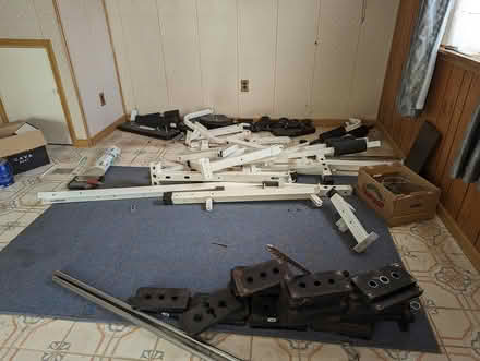 Photo of free Exercise bench with weights (Lenni Rd near Rt 452) #1