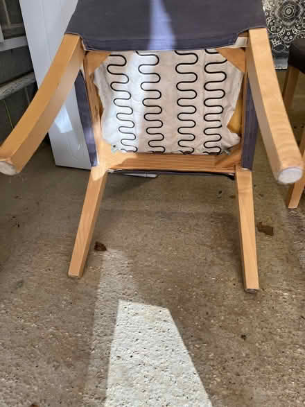 Photo of free 6 solid wood dining chairs (Lower Earley) #4