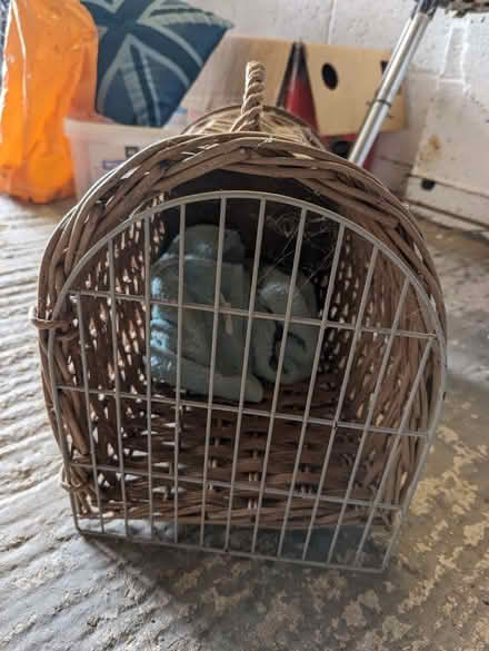 Photo of free Wicker cat carrier (Cogges OX28) #1