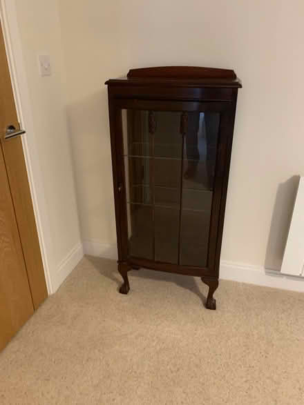 Photo of free Free Standing Dark Wood Cupboard (Devizes Wiltshire SN10) #1