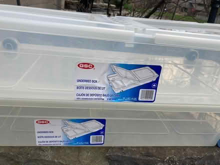 Photo of free 2 storage boxes (Westboro) #1