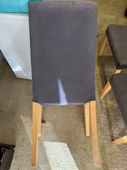 Photo of free 6 solid wood dining chairs (Lower Earley) #2