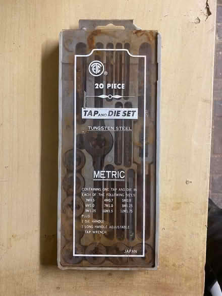 Photo of free Tap and Die set (metric) (Broseley TF12) #1