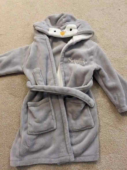 Photo of free Personalised SOPHIE Toddler penguin dressing gown 2-3 years (Cookham SL6) #1