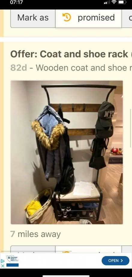 Photo of free Kitchen unit ,shelf, coatrack,table (Finchley) #3