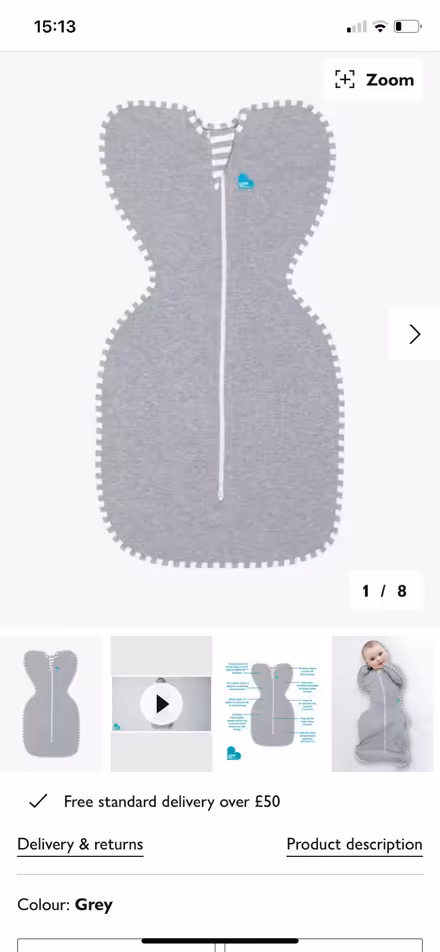 Photo of Snuggle up swaddle bag (Foxholes SG13) #1
