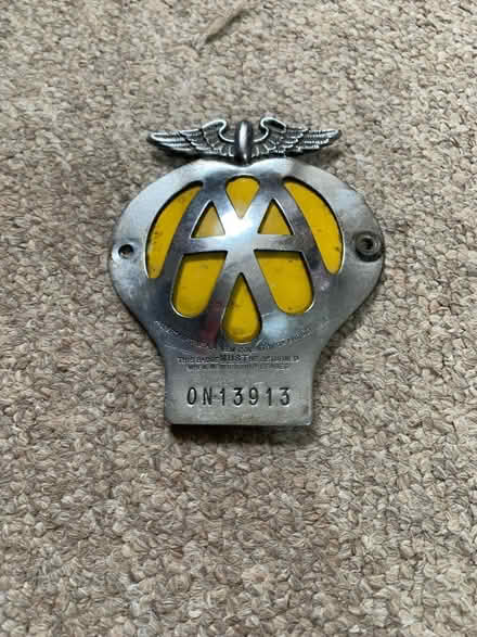 Photo of free Vintage AA members badge (Edinburgh, Broughton, EH3) #1