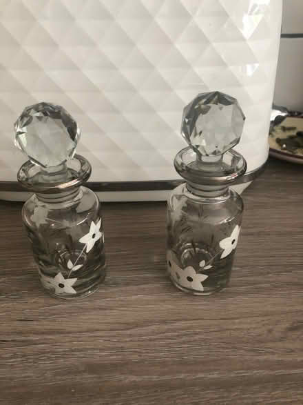 Photo of free 2 miniature glass bottles (UB5) #1