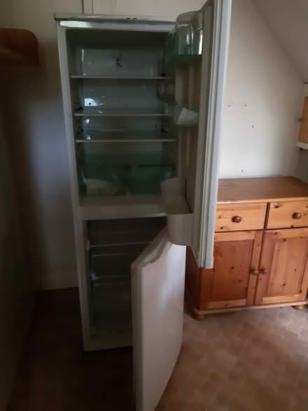 Photo of free Fridge freezer (SK22 Hayfield) #1