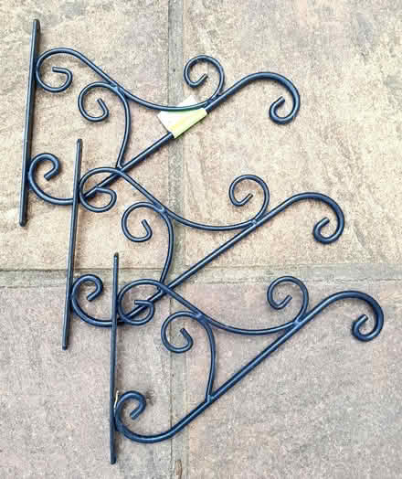 Photo of free Hanging basket brackets x 3 (Blackness TN6) #1