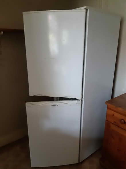 Photo of free Fridge freezer (SK22 Hayfield) #2