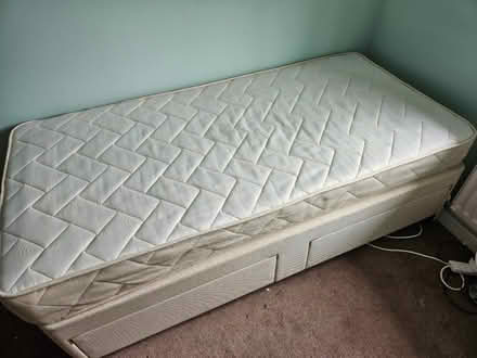 Photo of free Single bed with drawers and mattress (St Nicholas SG1) #1