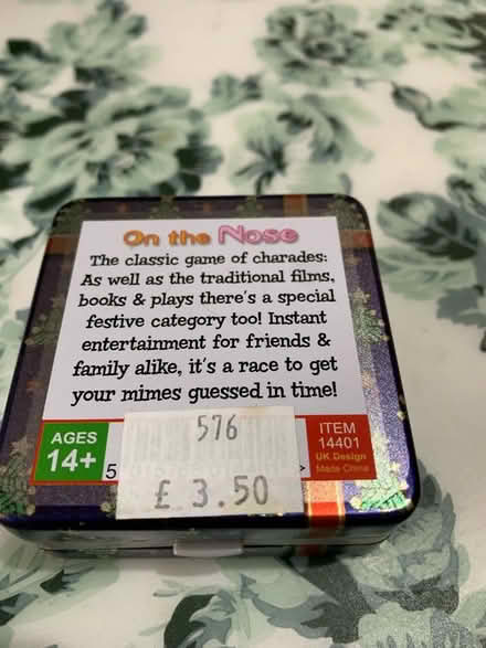 Photo of free Small Christmas charades game (Edinburgh, Broughton, EH3) #2