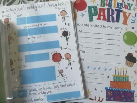 Photo of free party invites (Woolley Green BA15) #1
