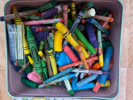 Photo of free Box of used Crayons (Aldershot GU12) #1