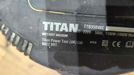 Photo of free Titan Vacuum Cleaner - No Hose (Purley CR8) #3