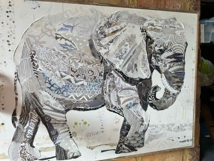 Photo of free Large elephant canvas (Coulsdon) #1