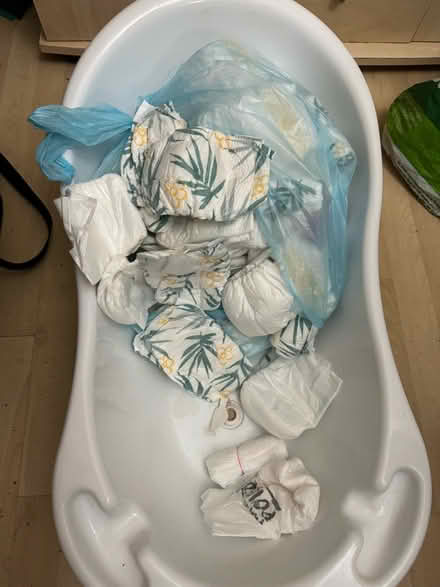 Photo of free Baby bath and nappies (Southport) #1