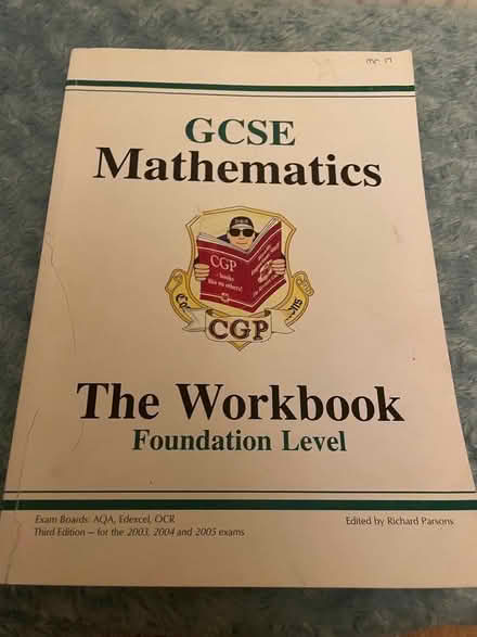 Photo of free GCSE maths workbook (Long Wittenham OX14) #1