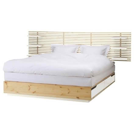 Photo of free IKEA king size bed (Orchard Brae/Comely Bank EH4) #1