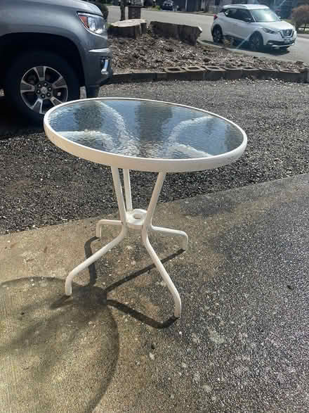 Photo of free Glass top patio table (Bothell/mill creek) #1