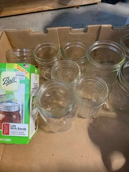 Photo of free Mason jars and unused lids (Rex Manor) #1