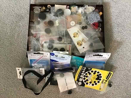 Photo of free Box assorted buttons etc (Horsham) #1