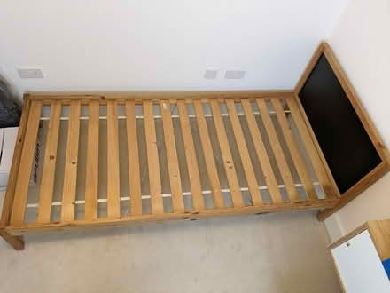 Photo of free Ikea single bed base, vgc (Devizes) #1