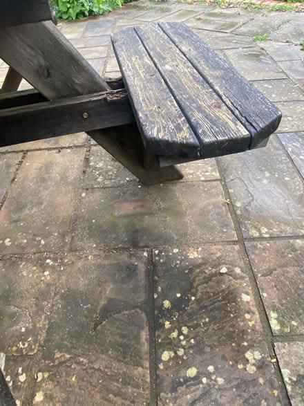 Photo of free Picnic table - needs restoration (Arrington SG8)