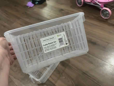 Photo of free 2 small caddy baskets (Southborough BR2) #1