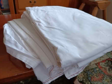 Photo of free 2 double flat sheets, cotton (Bagshot GU19) #1