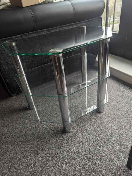 Photo of free Glass TV Stand (thornwood) #1