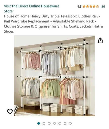 Photo of free Telescopic clothes rail (Lower Earley) #1