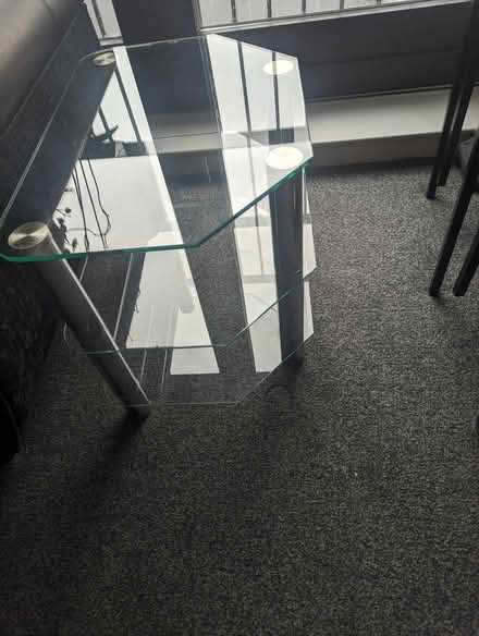 Photo of free Glass TV Stand (thornwood) #3