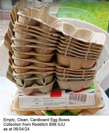 Photo of free Empty Cardboard Egg Boxes (Winyates West B98) #1