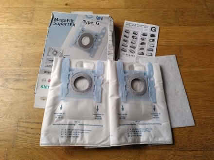 Photo of free 2x Vacuum bags Type G for Bosch / Siemens (Seaford BN25) #1