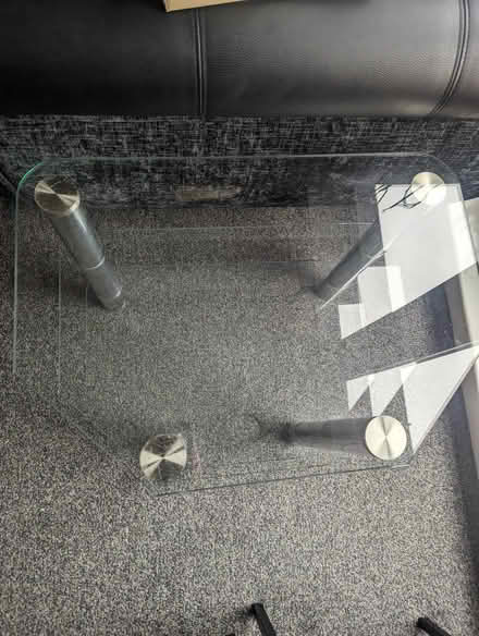 Photo of free Glass TV Stand (thornwood) #2