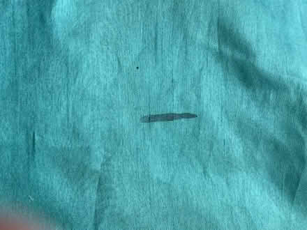 Photo of free green curtains, fair condition, pencil pleat, one pair (Epsom KT18) #3