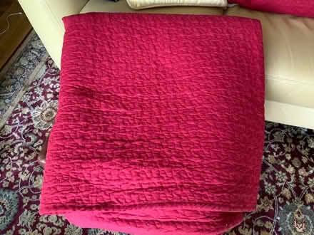 Photo of free Queen sized red cotton bedspread (Lake City) #1