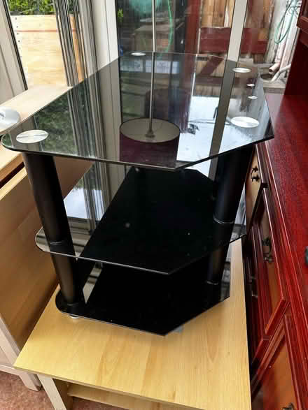 Photo of free Glass TV stand (ME2) #1