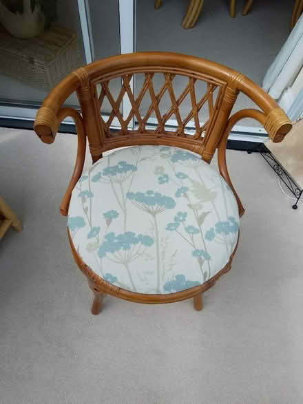 Photo of free Bamboo table and matching chairs (Great Bircham PE31) #1