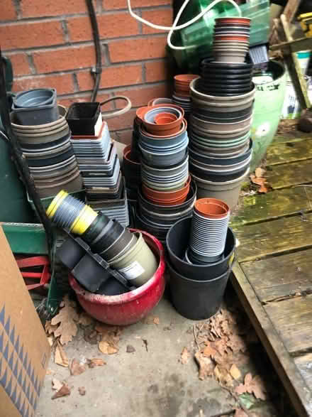 Photo of free Plastic Flower pots (Chorlton M21) #1