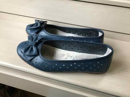 Photo of free Blue pumps, size 7. Worn once (Northwood HA4) #1