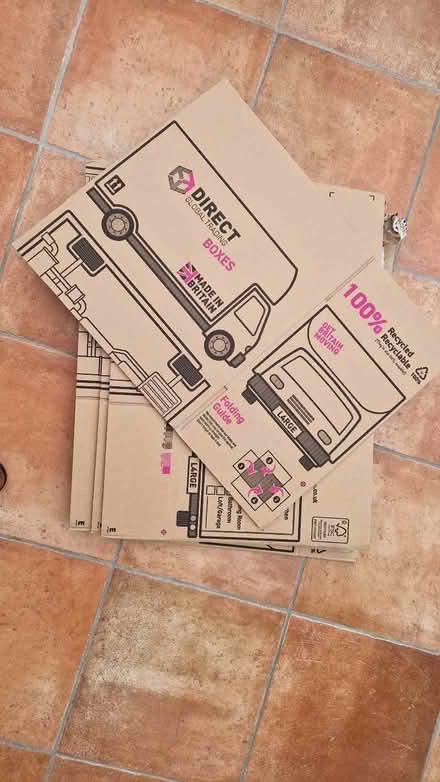 Photo of free Moving boxes x 8 (Loosley Row HP27) #1